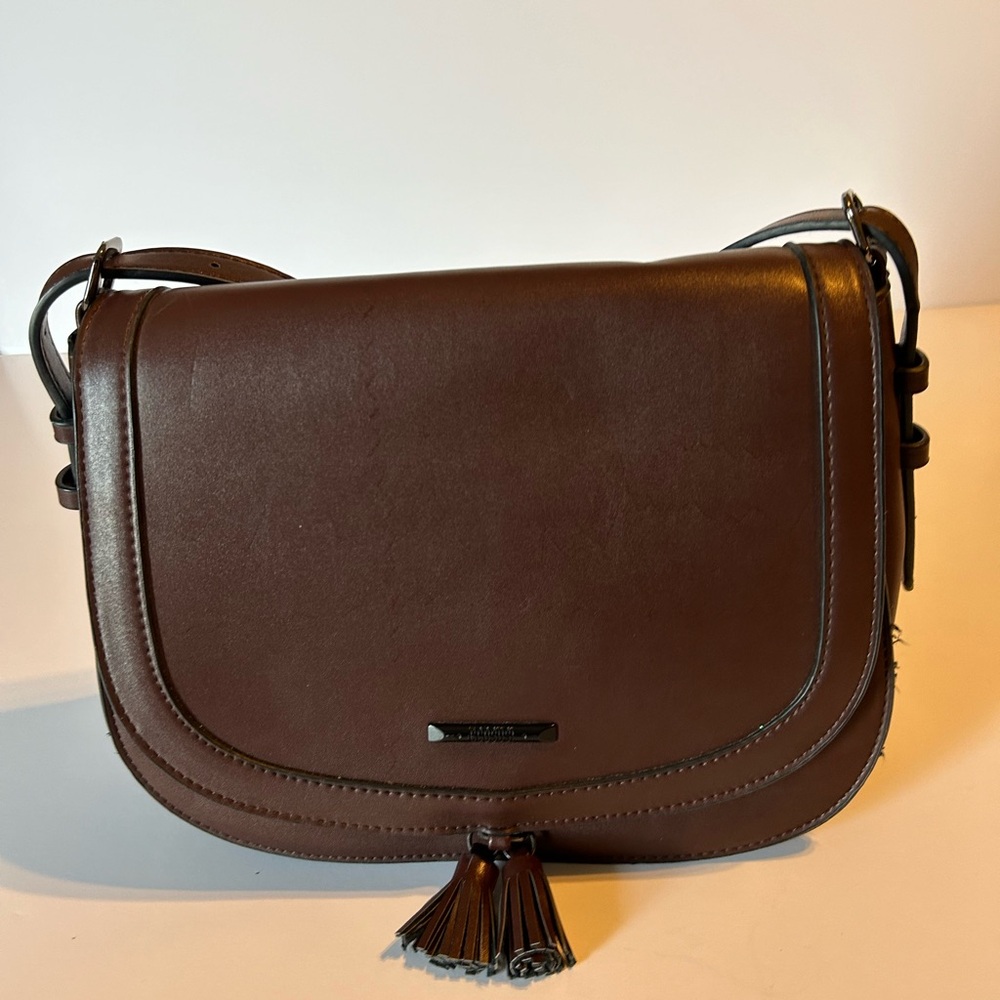 Ecosusi Crossbody Messenger Shoulder Purse Leather Brown